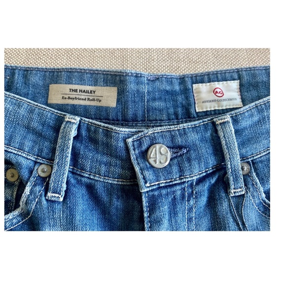 SOLD- AG Jeans Hailey Ex-Boyfriend Roll-up Short - Picture 6 of 8